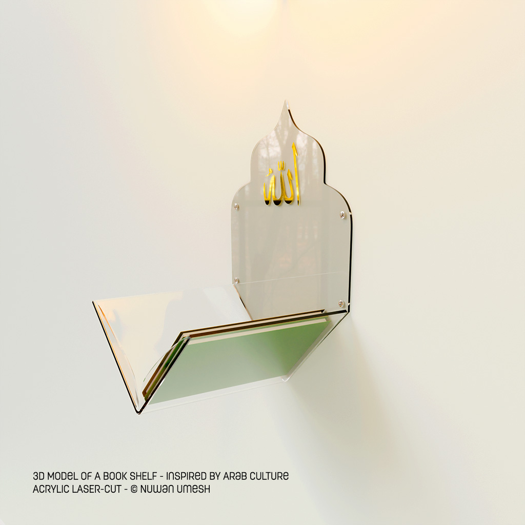 Acrylic Book Shelf