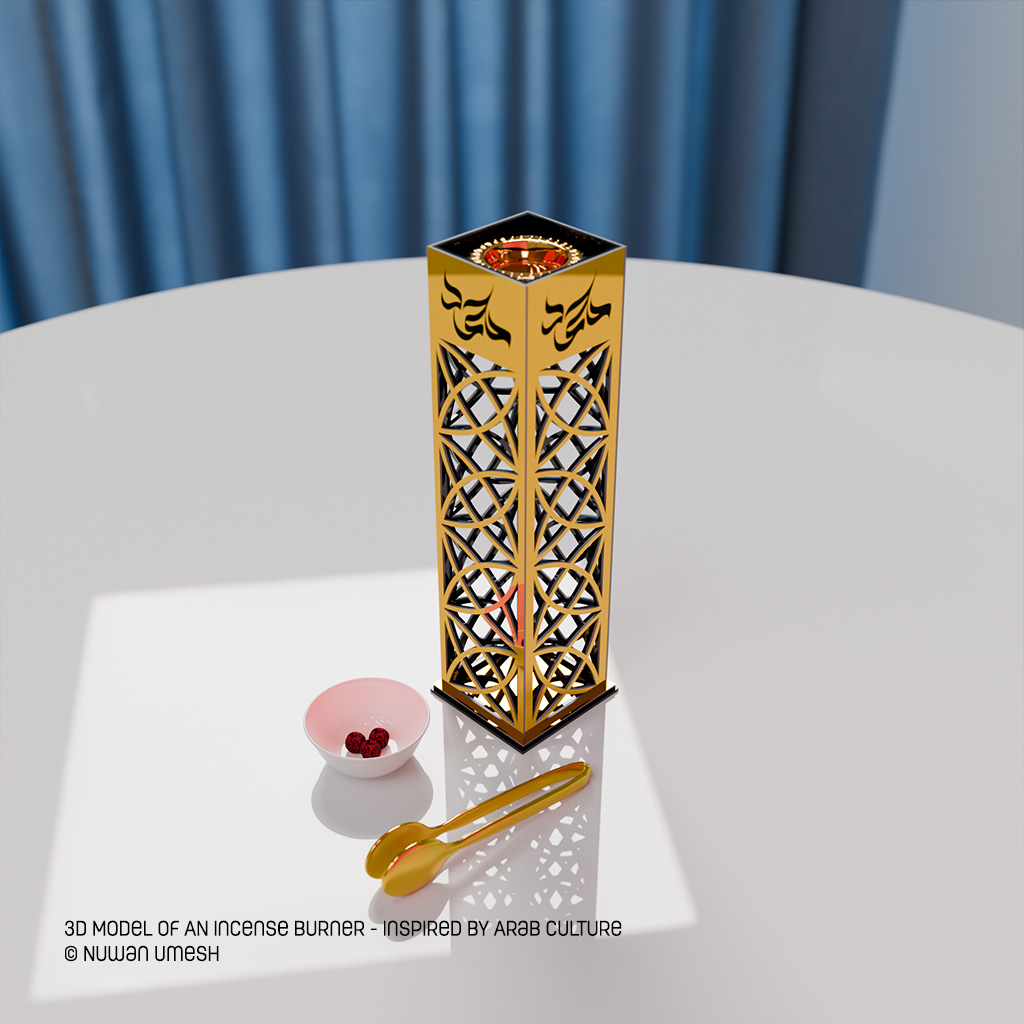 Incense Burner - Arab Culture Inspired (v2)